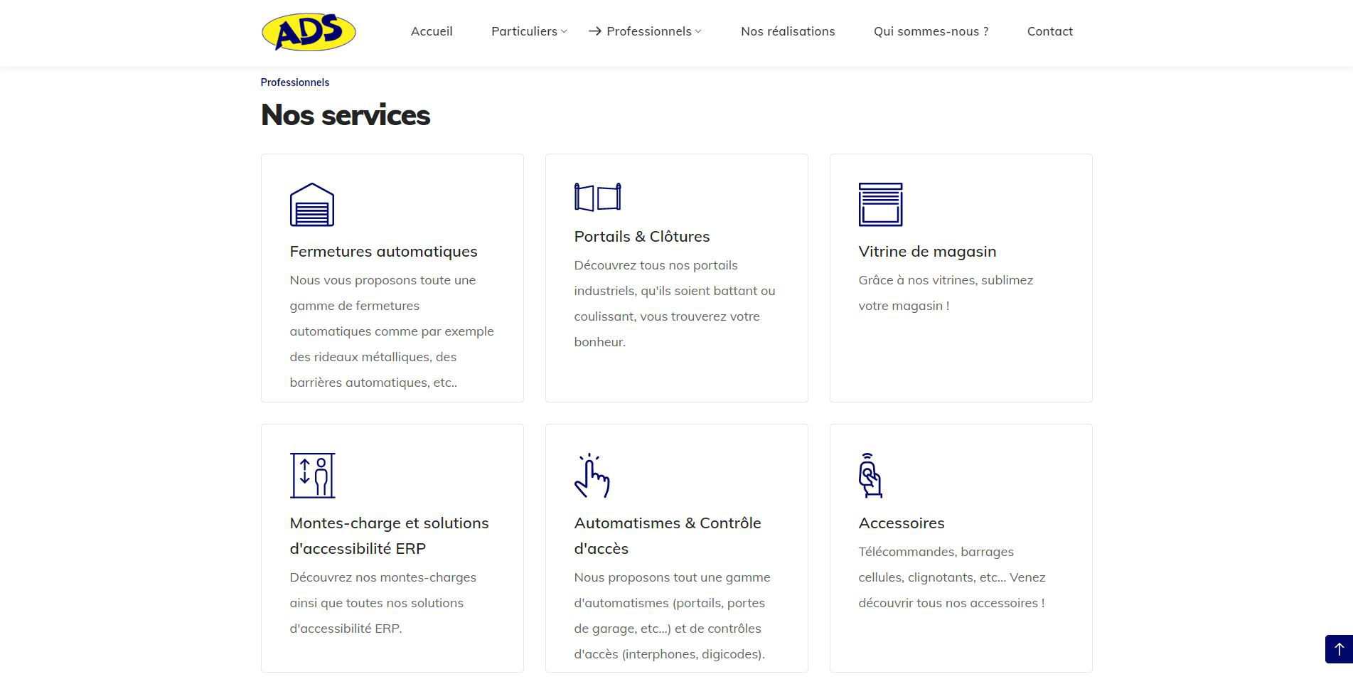 Page services du ads53.com